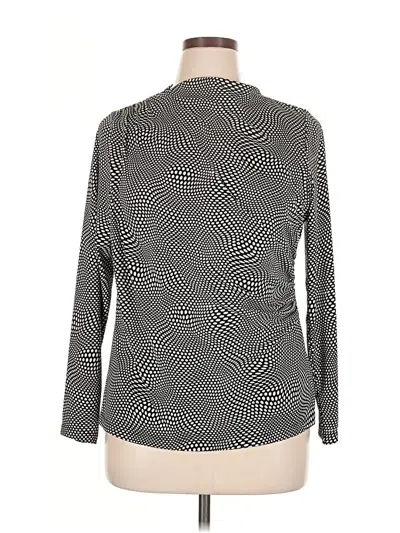 Pre-owned Alfani Long Sleeve T-shirt In Gray