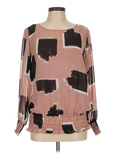 Pre-owned Alfani Long Sleeve T-shirt In Pink