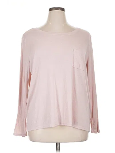 Pre-owned Alfani Long Sleeve T-shirt In Pink