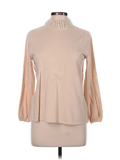 Pre-owned Alfani Long Sleeve Turtleneck In Brown