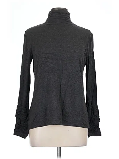 Pre-owned Alfani Long Sleeve Turtleneck In Gray