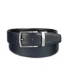 Alfani Men's 2-in-1 Reversible Dess Belt, Macy's Exclusive In Blue