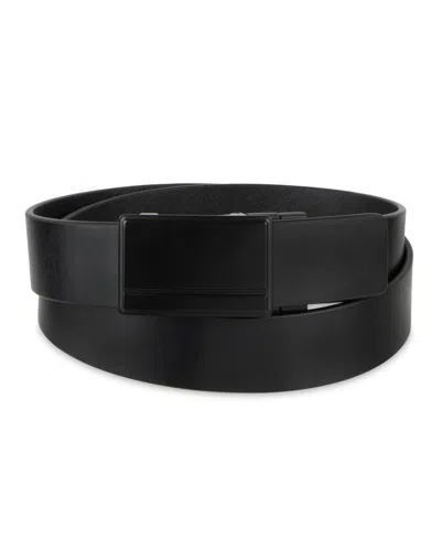 Alfani Men's 2-in-1 Reversible Pressure Locking Buckle Belt, Macy's Exclusive In Black