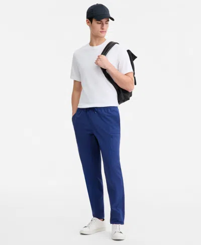 Alfani Men's Alfatech Commuter Jogger Pants, Created For Macy's In Blue