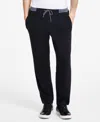 Alfani Men's Alfatech Drawstring Pants, Exclusively At Macy's In Deep Black