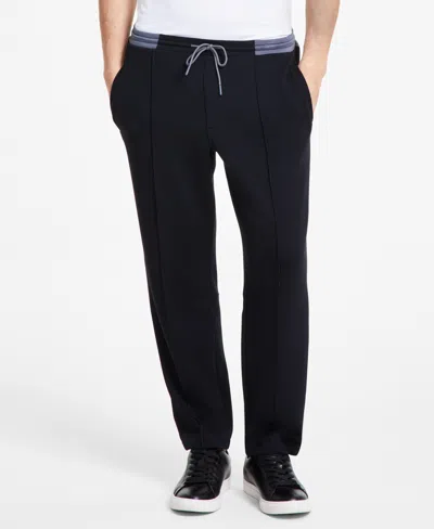 Alfani Men's Alfatech Drawstring Pants, Exclusively At Macy's In Deep Black