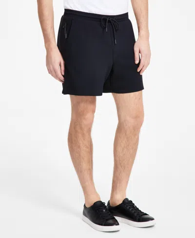 Alfani Men's Alfatech Drawstring Shorts, Exclusively At Macy's In Deep Black