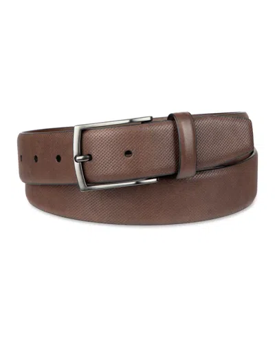 Alfani Men's Alfatech Stretch Dress Belt In Brown