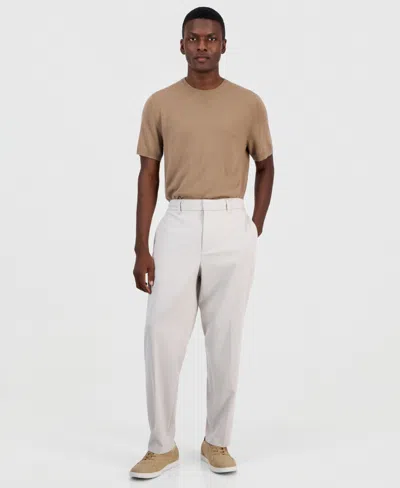 Alfani Men's Althlux Refined Woven Pants, Macy's Exclusive In White