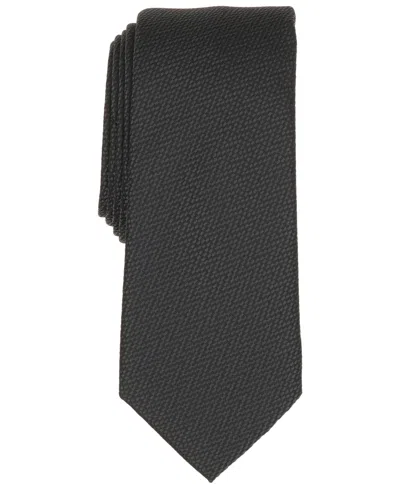 Alfani Men's Amado Solid Slim Tie, Macy's Exclusive In Black