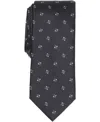 Alfani Men's Arctic Neat Printed Slim Tie, Macy's Exclusive In Black