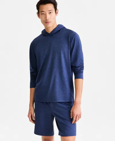 Alfani Men's Athluxe Performance Hoodie, Macy's Exclusive In Blue