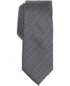 Alfani Men's Balaton Textured Stripe Tie, Exclusively At Macy's In Black