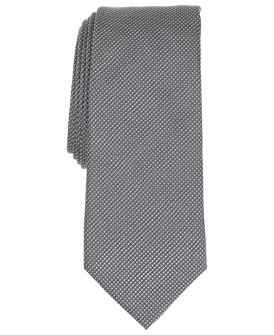 Alfani Men's Barton Plaid Pattern Tie, Macy's Exclusive In Purple