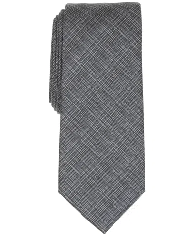 Alfani Men's Bennett Slim Tie, Macy's Exclusive In Gray