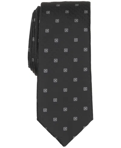 Alfani Men's Brixton Neat Slim Tie In Black