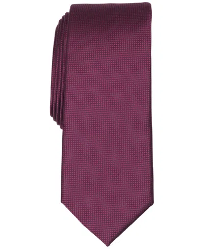Alfani Men's Burnel Micro Check Slim Tie, Macy's Exclusive In Pattern