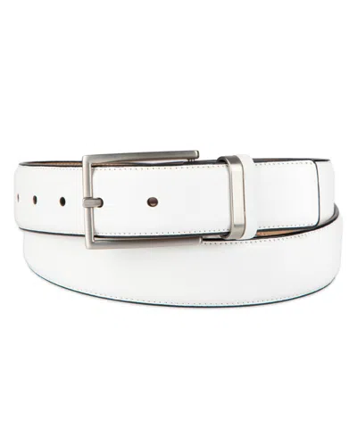 Alfani Men's Burnished Edge And Metal Loop Dress Belt, Created For Macy's
