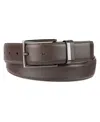 Alfani Men's Burnished Edge And Metal Loop Dress Belt, Created For Macy's