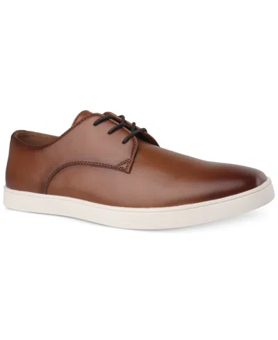 Alfani Men's Caidwell Dress Casual Shoe, Created For Macy's In Cognac