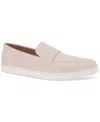 Alfani Men's Callumm Suede Slip-on Saddle Loafers, Exclusively At Macy's In Hummus Suede