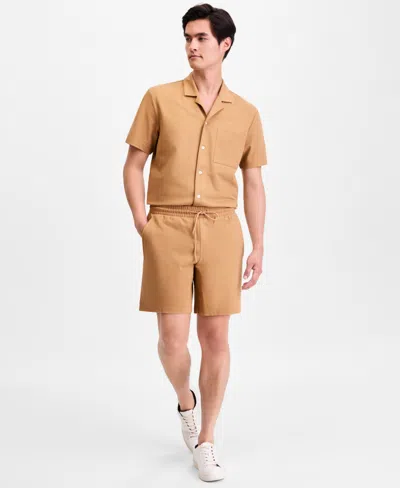 Alfani Men's Camp Shorts, Macy's Exclusive In Brown