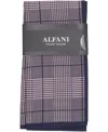 Alfani Men's Cannon Plaid Pocket Square, Macy's Exclusive In Blue