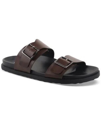 Alfani Men's Charley Strap Sandal, Created For Macy's In Cognac