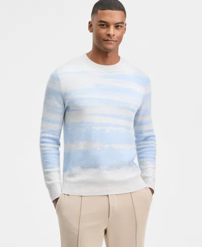 Alfani Men's Cloud Crewneck Sweater, Macy's Exclusive In Brown