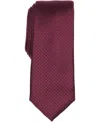 Alfani Men's Cosmos Solid-pattern Tie, Macy's Exclusive In Burgundy