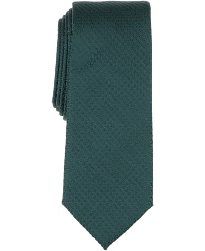 Alfani Men's Cosmos Solid-pattern Tie, Macy's Exclusive In Green