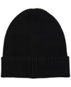 Alfani Men's Cuffed Waffle Beanie, Macy's Exclusive In Black