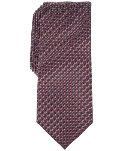 Alfani Men's Derwent Herringbone Tie, Exclusively At Macy's In Brown
