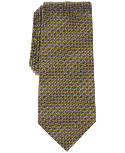 Alfani Men's Derwent Herringbone Tie, Exclusively At Macy's In Yellow