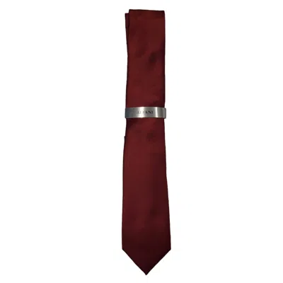 Alfani Men's Designer Tie In Burgundy In Brown