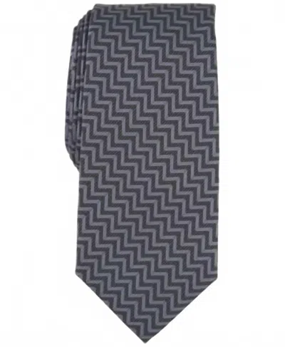 Alfani Men's Donovan Zig-zag Tie In Black