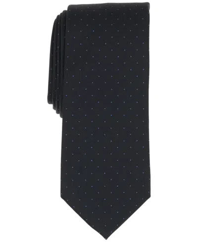 Alfani Men's Dot Pattern Tie, Macy's Exclusive In Black