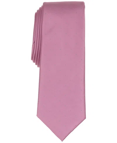 Alfani Men's Dot Pattern Tie, Macy's Exclusive In Purple