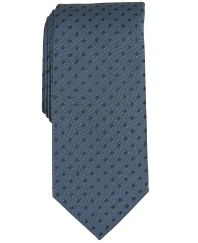 Alfani Men's Dublin Dot Tie, Created For Macy's In Denim