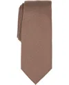 Alfani Men's Dune Herringbone-pattern Tie, Macy's Exclusive In Brown