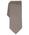 Alfani Men's Earl Solid Tie, Created For Macy's In Neutral