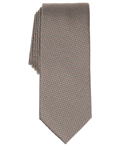 Alfani Men's Earl Solid Tie, Created For Macy's In Neutral