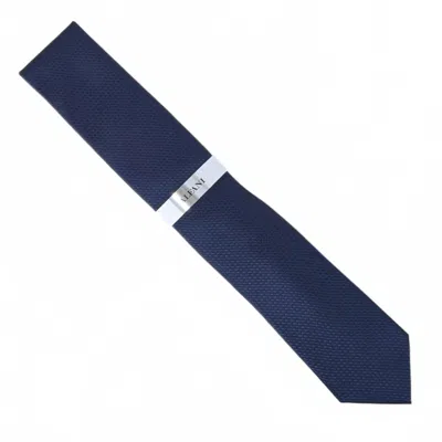 Alfani Men's Elloree Solid Tie In Navy In Brown