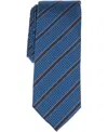Alfani Men's Ember Stripe Pattern Tie, Macy's Exclusive In Blue