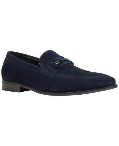 Alfani Men's Ennerr Round-toe Loafers In Deep Blue