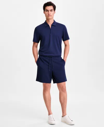 Alfani Men's Essential Shorts, Macy's Exclusive In Blue