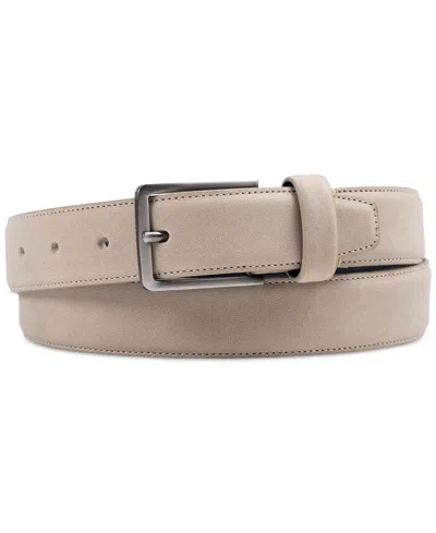 Alfani Men's Faux Suede Belt, Created For Macy's In Sand
