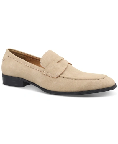 Alfani Men's Penny Slip-on Penny Loafers, Created For Macy's In Sand