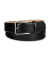 Alfani Men's Feathered Edge Dress Belt, Macy's Exclusive In Black