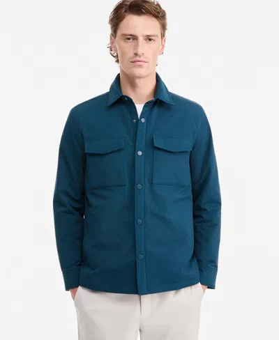 Alfani Men's Filled Chief Petty Officer Jacket, Macy's Exclusive In Blue